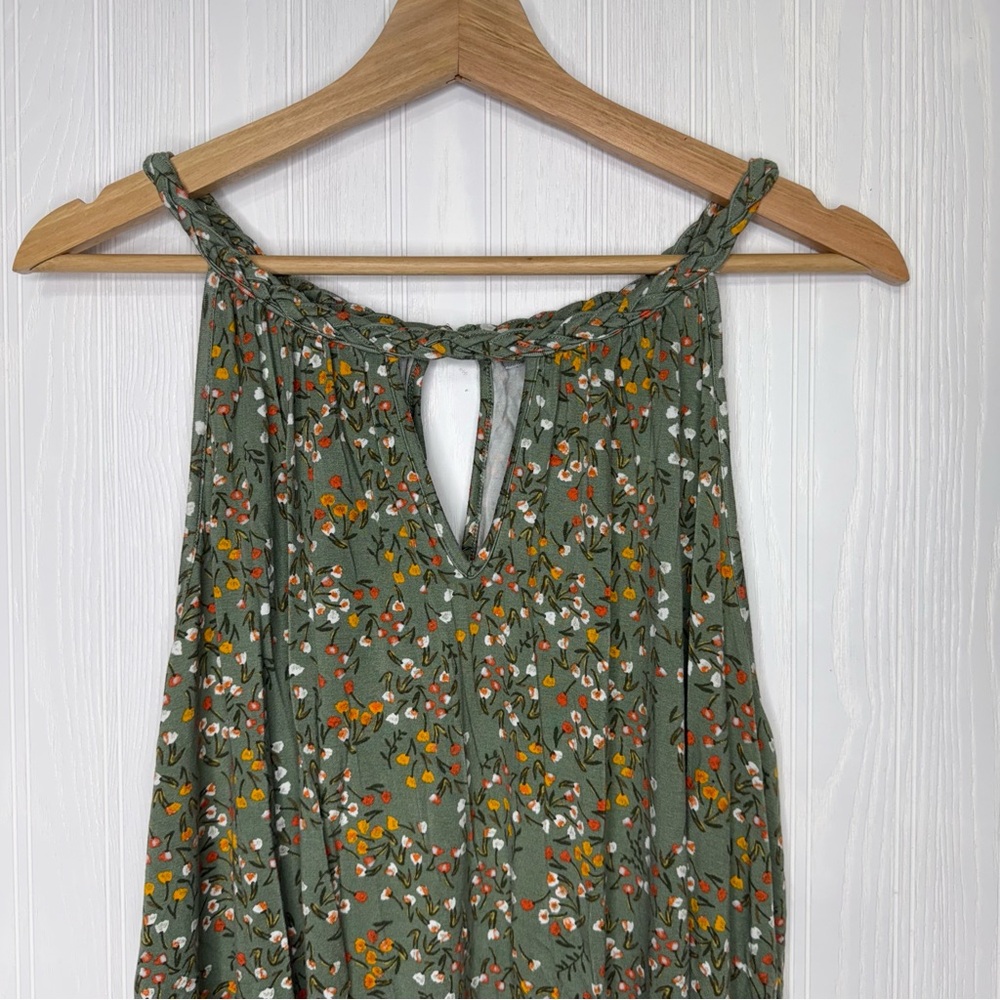 Daniel Rainn Kitura keyhole detail halter knit top size 1X - Picture 3 of 8
